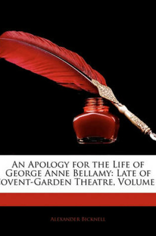 Cover of An Apology for the Life of George Anne Bellamy