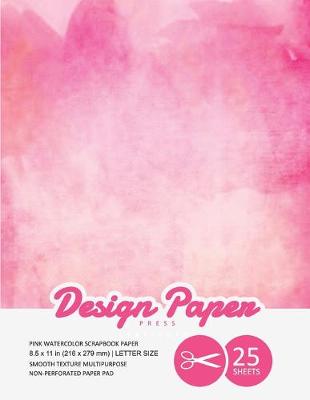 Cover of Pink Watercolor Scrapbook Paper