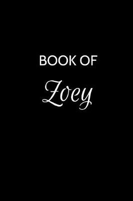 Book cover for Book of Zoey