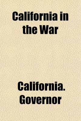 Book cover for California in the War