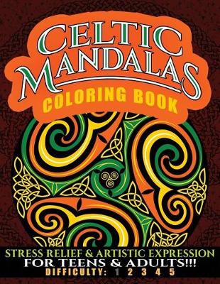 Book cover for Celtic Mandalas Coloring Book