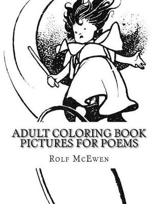 Book cover for Adult Coloring Book Pictures for Poems