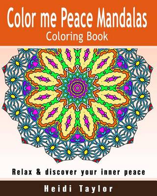 Book cover for Color Me Peace Mandalas Coloring Book