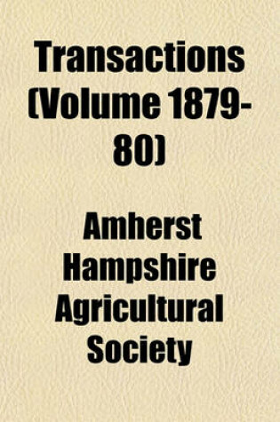 Cover of Transactions (Volume 1879-80)