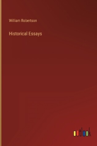 Cover of Historical Essays