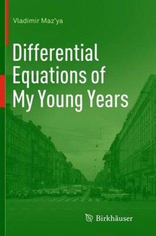 Cover of Differential Equations of My Young Years