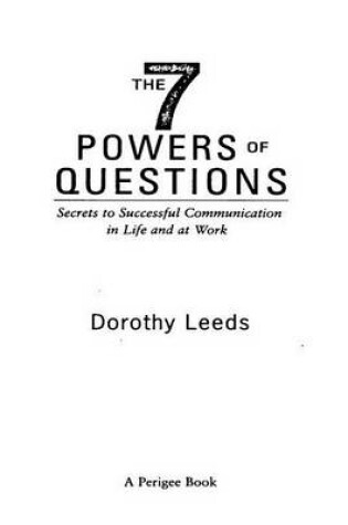 Cover of The 7 Powers of Questions