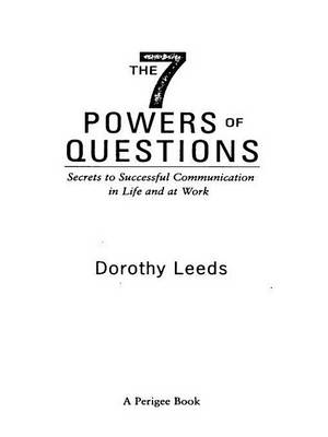 Book cover for The 7 Powers of Questions