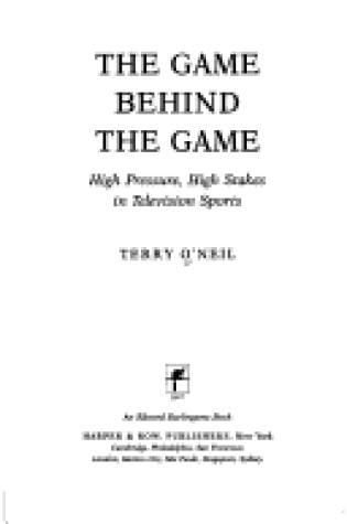 Cover of The Game behind the Game