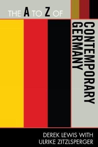 Cover of The A to Z of Contemporary Germany