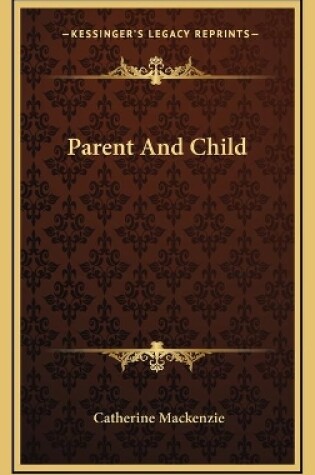 Cover of Parent And Child