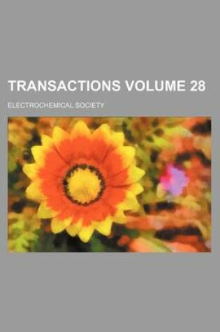 Cover of Transactions Volume 28