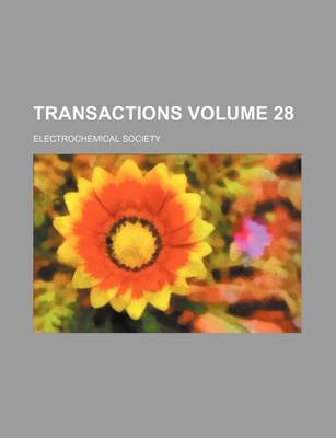 Book cover for Transactions Volume 28