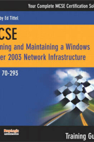 Cover of MCSE 70-293 Training Guide