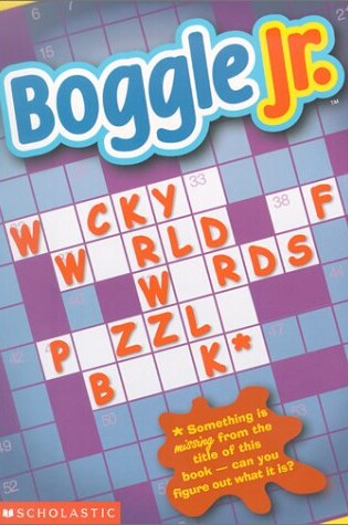 Cover of Boggle Jr. Wacky World of Words Puzzle Book