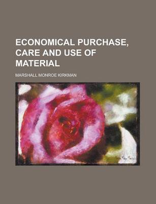 Book cover for Economical Purchase, Care and Use of Material