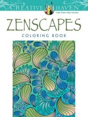 Book cover for Creative Haven Zenscapes Coloring Book