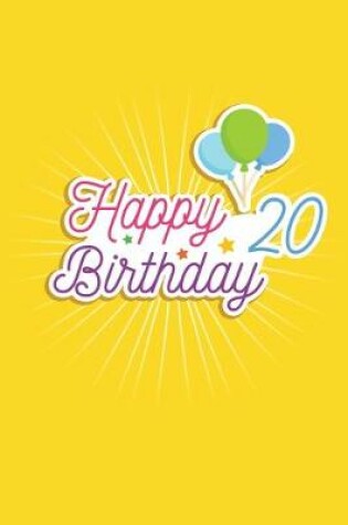 Cover of Happy 20 Birthday