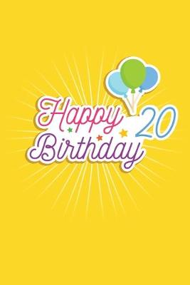 Book cover for Happy 20 Birthday