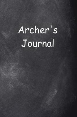 Book cover for Archer's Journal Chalkboard Design