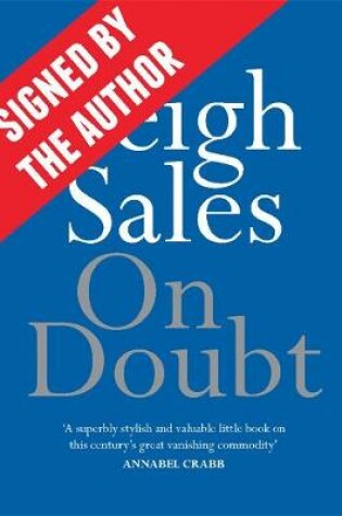 Cover of On Doubt (Signed by Leigh Sales)