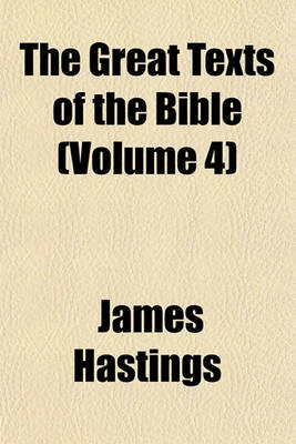 Book cover for The Great Texts of the Bible (Volume 4)