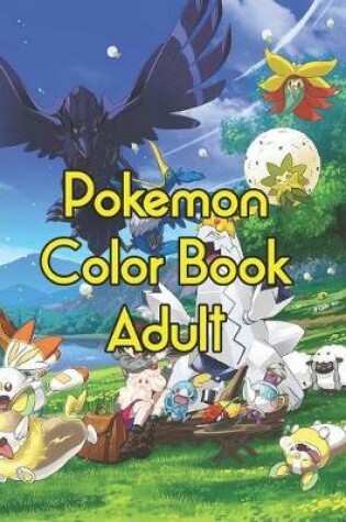 Cover of Pokemon Color Book Adult