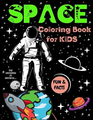 Book cover for Space Coloring Book for Kids