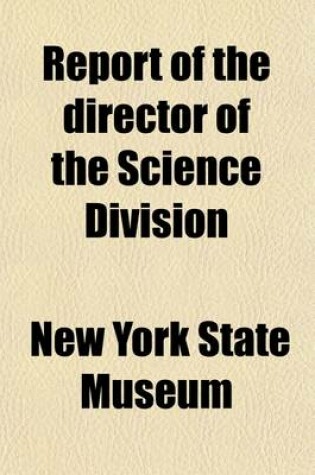 Cover of Report of the Director of the Science Division