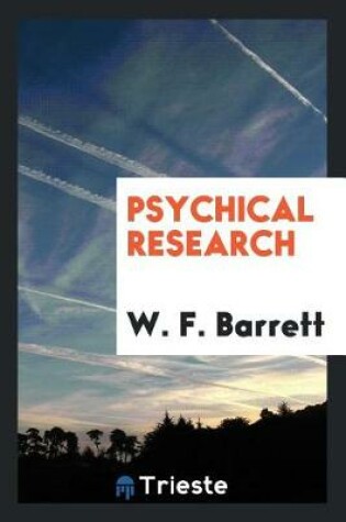 Cover of Psychical Research