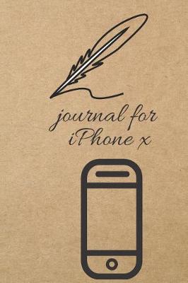 Book cover for Journal for iPhone X