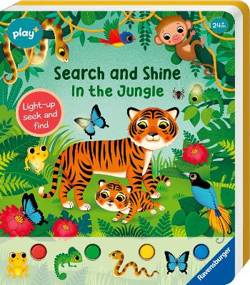 Cover of Ravensburger Play+ Infant & Toddler - Search and Shine In the Jungle