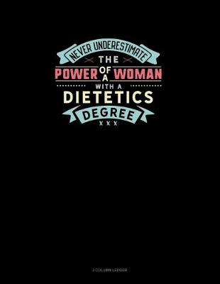 Cover of Never Underestimate The Power Of A Woman With A Dietetics Degree