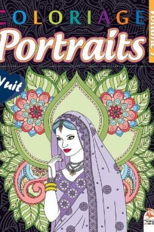 Cover of Coloriage Portraits 7 - Nuit