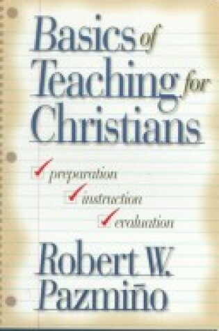 Cover of Basics of Teaching for Christians