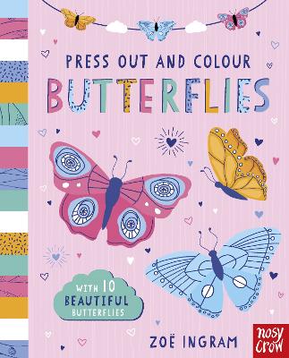 Cover of Press Out and Colour: Butterflies