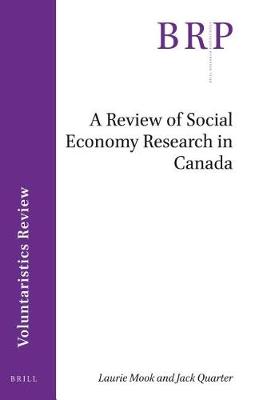 Book cover for A Review of Social Economy Research in Canada