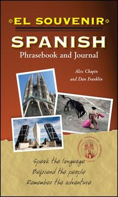 Book cover for El Souvenir Spanish Phrasebook and Journal