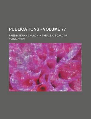 Book cover for Publications (Volume 77)