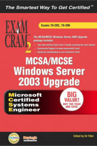 Cover of MCSA/MCSE Windows Server 2003 Upgrade Exams Bundle Exam Cram 2