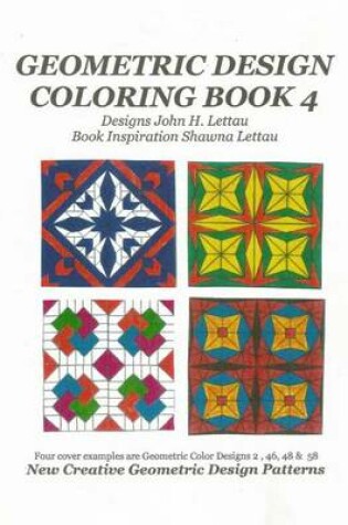 Cover of Geometric Design Coloring Book 4
