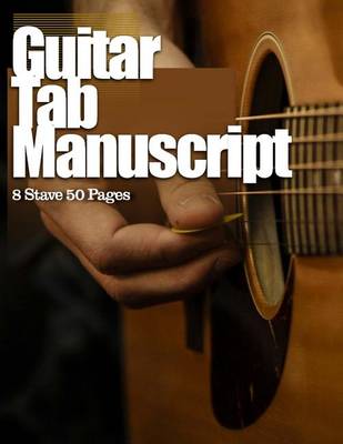 Book cover for Guitar Tab Manuscript