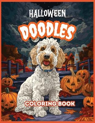 Book cover for Halloween Doodles Coloring Book