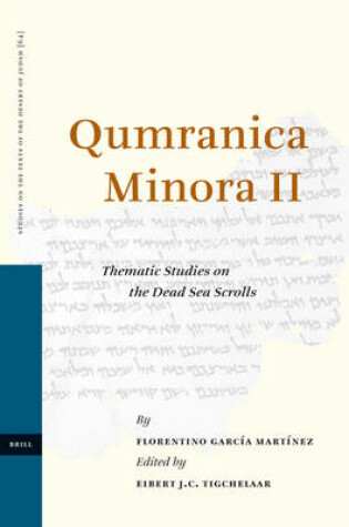 Cover of Qumranica Minora II