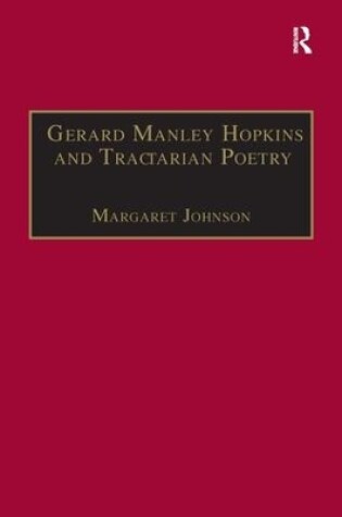 Cover of Gerard Manley Hopkins and Tractarian Poetry