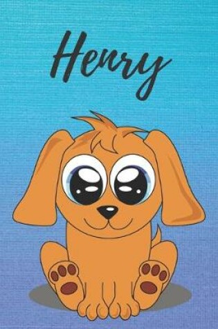 Cover of Henry dog coloring book / notebook / journal / diary