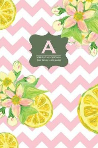 Cover of Monogram Journal a - Dot Grid Notebook