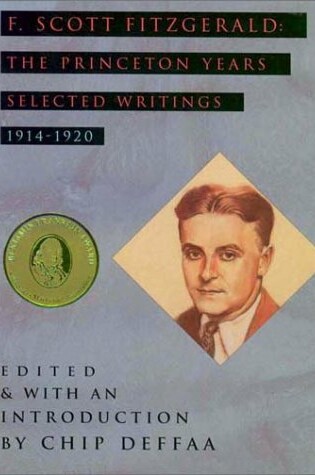 Cover of F. Scott Fitzgerald: The Princeton Years