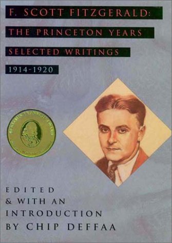 Book cover for F. Scott Fitzgerald: The Princeton Years