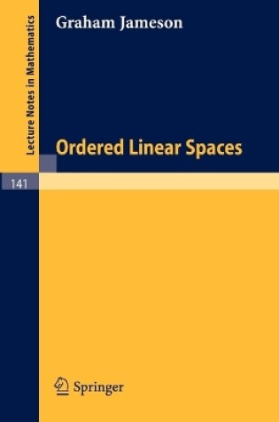 Cover of Ordered Linear Spaces